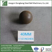 Smidd stålkula för järnmalmsgruva